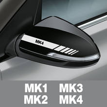 Наклейки виниловые, 2 шт., автомобильная наклейка на зеркало заднего вида для Ford Focus MK1, MK2, MK3, MK4, 2, 3, 1, 4 2024 - купить недорого