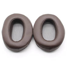 Almofadas protetoras para fone de ouvido, 1 par de substituição de acolchoado para proteção de orelha de couro macio de proteína sony partes 2024 - compre barato