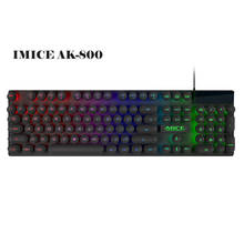 IMICE AK-800 Wired Keyboard 104 Keys RGB Gaming keyboard for Tablet Desktop Ergonomic waterproof Mechanial Keyboard for Computer 2024 - buy cheap