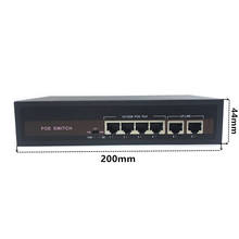 48V Ethernet POE switch  with 5 10/100Mbps Port IEEE 802.3 af/at Suitable for IP camera/Wireless AP/CCTV camera system  Ethernet 2024 - buy cheap