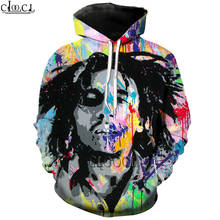 HX Fashion Men Women Casual Singer Reggae Creator Bob Marley Hoodies 3D Printed Hooded Pullover Sportswear Tops Drop Shipping 2024 - buy cheap