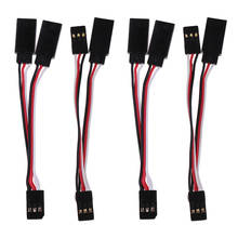 Cable de extensión de Servo RC macho Y hembra ESC, de arnés Y Cable de línea, enchufe JR, reemplazo de Cable de conversión de camión RC para Futaba Servo, 4 Uds. 2024 - compra barato