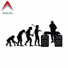 Aliauto Personality Car Sticker Human Evolution DJ Music Automobiles Motorcycles Accessories PVC Decal for VW Passat B6,15cm*7cm 2024 - buy cheap