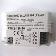 Para o criador lâmpada uv eletrônico lastro desinfecção gabinete PW12-180-10 220v 4w 6 8w acessórios 2024 - compre barato