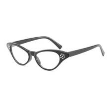 Gafas de miopía de ojo de gato para mujer, anteojos de moda Retro de flor de ciruelo, gafas de miopía de diamante,-1,0 ~-6,0, se puede personalizar N5 2024 - compra barato