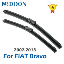 MIDOON Wiper Blades for FIAT Bravo Fit Push Button Arms 2007 2008 2009 2010 2011 2012 2013 2024 - buy cheap