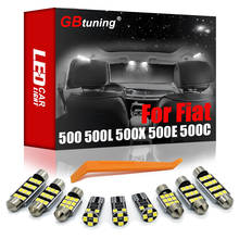 GBtuning Canbus LED for Fiat 500 500L 500X 500E 500C (2007-2017) Car Trunk Dome Map Lamp Interior Reading Accessories Light Kit 2024 - buy cheap