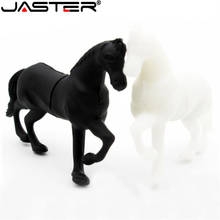 JASTER Cartoon USB flash drive horse model Pendrive 4GB 8GB 16GB 32GB 64GB 128GB U disk memory stick personal gift 2024 - buy cheap