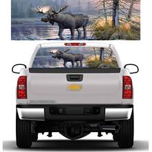 Car Sticker Moose Rear Window Graphic Decal for Truck SUV Van Forest Animals Printed Car DIY Stickers Decoration Car-styling 2024 - buy cheap