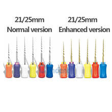 Orthdent 6 Pcs/Pack Dental File Normal/Enhanced Version Endodontics Root Canal Super NiTi Hand Use 21/25 MM Assorted Size SX-F3 2024 - buy cheap