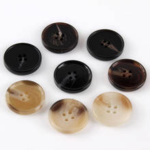 50pcs Resin 4-Holes Buttons Woolen Coat Button Windbreaker Pants DIY Handmade Sewing Button Accessories 2024 - buy cheap