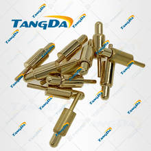 Conector de pino pogo d3 * 13mm, placa de soldagem com inserção de agulha para mola, com cauda 4.5 até 8.5, 3, 13, tangda t 2024 - compre barato