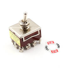 1 x Toggle Switch 380V 10A ON/OFF/ON 3 Positions 12 Pin Latching Toggle Switch 2024 - buy cheap