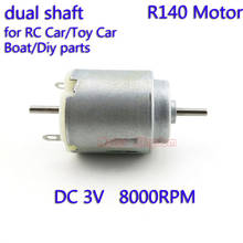 2mm Shaft  R140 Mini Motor DC 3V 8000RPM Dual Micro Round 21mm Electric Motor for RC Toy Car Boat Model DIY 2024 - buy cheap