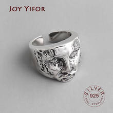 Anillos abiertos de Plata de Ley 925 para mujer, anillos de dedo ajustables con cadena cruzada, joyería de plata de estilo coreano 2024 - compra barato