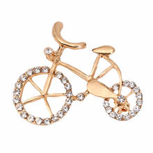 Creative Enamel Pin Men Women Unisex Bike Shape Brooch Bag Hat Clothes Lapel Pin Badge Jewelry Gift Cute Fashion Brooches Pins 2024 - buy cheap
