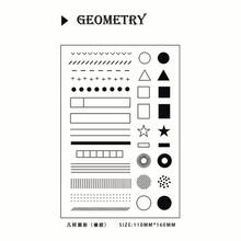 11*16CM Hot sale Geometry Transparent Clear Stamps / Silicone Seals Roller Stamp for DIY scrapbooking photo album/Card Making 2024 - buy cheap