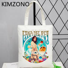 Lana Del Rey shopping bag shopper bolso shopping handbag jute bag bag cloth sacola string net sacolas 2024 - buy cheap