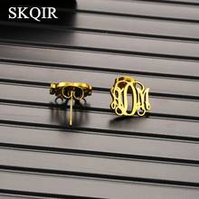 Custom Initials Name Earrings Stainless Steel Personalized Nameplate Earrings Women Eardrop Dangler Wedding Party For Women Gift 2024 - buy cheap