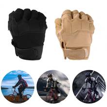 Outdoor Tactical Gloves Airsoft Antiskid Sport Gloves Half Finger Type Military Men Combat Gloves Shooting Hunting Fitness Glove 2024 - buy cheap