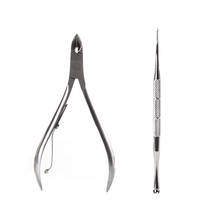2PCS / set of ingrown toe nail correction pliers fast ship knife dead skin remover paronychia foot pedicure care tool 2024 - buy cheap