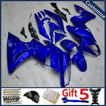 Carenagem de motocicleta, kit de carenagem para 650r visual 2009, 2010, 2011 e 6f, 09, 10 e 11 com painéis de motor azul 2024 - compre barato