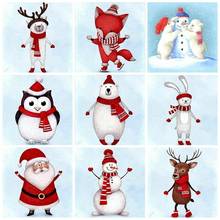 MOONCRESIN 5d Diamond Painting Full Drill Square Christmas Diamond Embroidery Sale Santa Claus Home Decoration 2024 - buy cheap