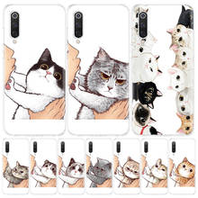 Capa de celular da xiaomi com gatos adoráveis, capinha fashion para xiaomi redmi note 10 9s 8 8t 7 9a 9c 8a 7 7a 6a s2 k20 k30 pro 2024 - compre barato