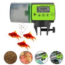 Aquarium Automatic Fish Feeder Digital LCD Display Aquarium Fish Tank Auto Feeders With Timer Pet Feeding Dispenser Fish Feeder 2024 - buy cheap