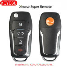 Keyecu Xhorse (Supermodel Remote) 4 Buttons Remote Key for VVDI Tool VVDI Mini Key Tool, VVDI2 Supermodel Machine 2024 - buy cheap