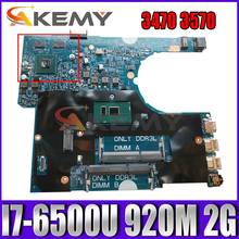 Akemy Brand NEW I7-6500U 920M 2G For Dell Latitude 3470 3570 Motherboard 14291-1 51VP4 CN-00KCD9 0KCD9 mainboard 100%tested 2024 - buy cheap