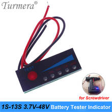 Turmera-Indicador de capacidad del probador de batería 1S-13S, 4,2 V, 8,4 V, 12V, 16,8 V, 18V, 24V, 25V, 36V, 48V, para batería de destornillador y bicicleta eléctrica 2024 - compra barato