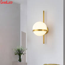 Minimalist Gold Moon Led Wall Light  Modern Design Glass Black Indoor Lighting Plafond Lamp Fashion Bedside Wall Sconce Lustre 2024 - buy cheap