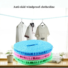 3/5/8/10m Fence-type clothesline Portable anti-skid windproof drying quilt sock rope indoor outdoor travel Storage Organization 2024 - buy cheap