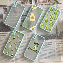 Avocado Baby Phone Case Matte Fundas Shell Cover For Iphone 6s 7 8 Plus Xr X Xs 11 12 13 Mini Pro Max 2024 - купить недорого