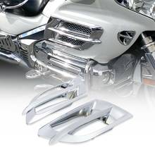 Rejillas de carenado lateral para motocicleta, accesorio para Honda Goldwing Gold wing GL1800, 1800, 2001-2011, cromo 2024 - compra barato