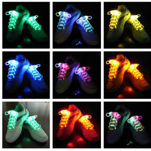 LED Party Plastic Sport Shoelaces Shoe Laces Flash Light Up Glow Stick Strap Bling Shoelaces Disco Party Light Up Led Shoe Lace 2024 - buy cheap