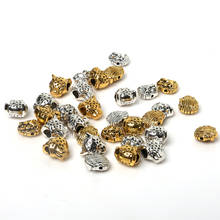 2020 Hot 10pcs/bag Metal Charms Leopard Head Beads Spacer Bead Metal Charms For DIY Bracelet Jewelry Making Accessories 2024 - buy cheap