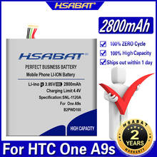 Аккумулятор HSABAT B2PWD100, 2800 мА · ч, для HTC B2PWD100, One A9s, LTE O TD-LTE, 35H00259-00M 2024 - купить недорого