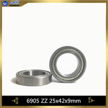 6905 ZZ ABEC-1 (10PCS)  25x42x9MM Metric Thin Section Bearings 61905Z 6905ZZ 2024 - buy cheap