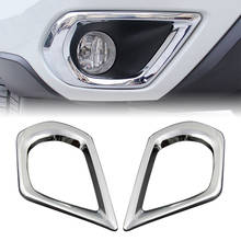 Embellecedor de cejas cromadas para lámpara de luz antiniebla delantera de coche, embellecedor de anillo decorativo para Subaru Forester 2013 2014 2015 2024 - compra barato