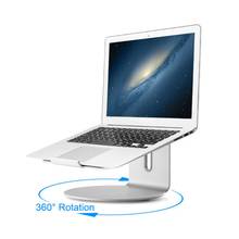 Подставка для ноутбука с поворотом на 360 градусов, держатель для ноутбука из алюминиевого сплава, охлаждающее крепление для компьютера для Apple MacBook Air MacBook Pro Noteb 2024 - купить недорого