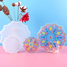 DIY Epoxy Mold New 2 Type Sunflower Coasters Silicone Mold Handmade Mirror Resin Mold Fondant Molds Cake Tools 2024 - buy cheap