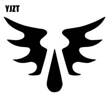 YJZT 16.5X12.2CM Blood Angel Wings Trunk Window Decoration Decals Vinyl Car Sticker C25-0672 2024 - buy cheap