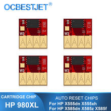 Chip ARC 980 para HP 980 980XL, Chip de reinicio automático para HP Enterprise Color X555dn X555xh X585f X585dn X585z, Chips permanentes de cartucho 2024 - compra barato