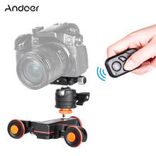 Andoer L4 PRO моторизованная камера видео Долли беспроводной пульт дистанционного управления 3 скорости Регулируемый мини слайдер Скейтер для камеры смартфона 2024 - купить недорого