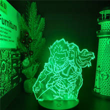 Haku Eri 3D ночной Светильник Boku без герой светодиодный светильник мой герой Lampara аниме Рисунок лампе манга светильник в подарок 2024 - купить недорого