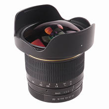 Асферическая круговая камера Lightdow 8 мм F/3,0, ультраширокий объектив «рыбий глаз» для камер Canon DSLR 550D, 650D, 750D, 77D, 80D, 1100D 2024 - купить недорого
