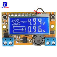 Diymore-placa de alimentação ajustável, cc/cv cd 5-23v para dc 0-16.5v 3a, conversor step down, display digital stn, lcd 2024 - compre barato