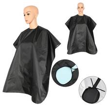 Capa para cabeleireiro adulto, vestido preto à prova d'água, avental para barbeiro, corte de cabelo, capa para crianças 2024 - compre barato